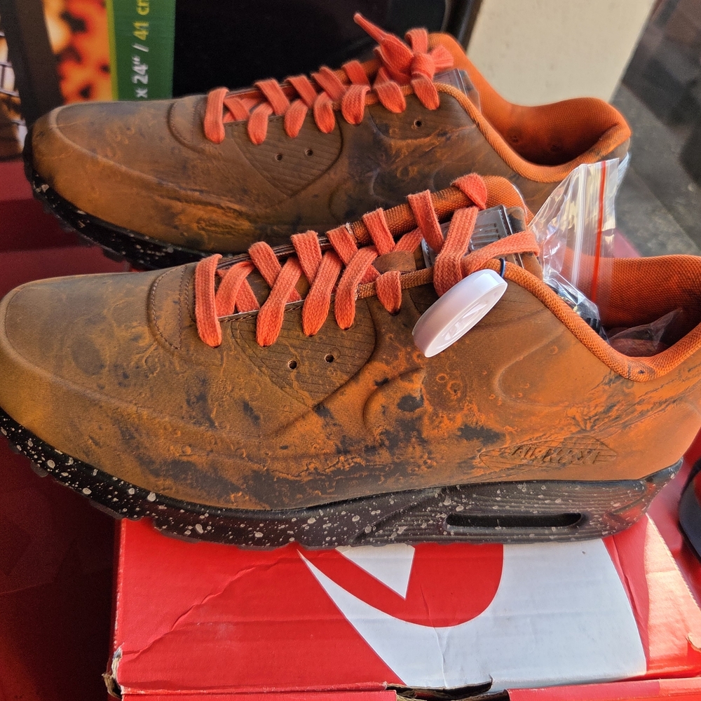 Nike Air Max Men's Sneakers - Orange and Black